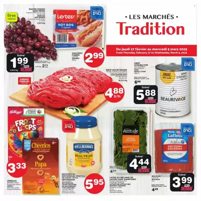 Marches Tradition flyer (valid until 5-03)