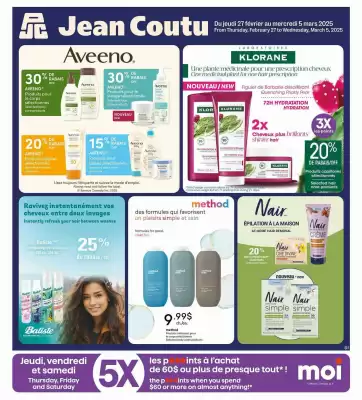 Jean Coutu flyer (valid until 5-03)