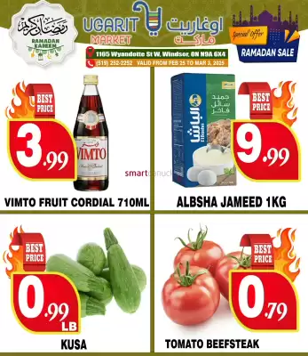 Ugarit Market flyer (valid until 5-03)