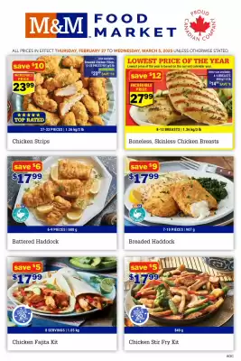 M & M Food Market flyer (valid until 7-03)