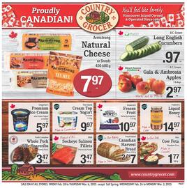 Country Grocer flyer week 9 Page 1