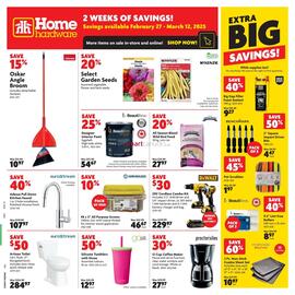 Home Hardware flyer week 9 Page 1