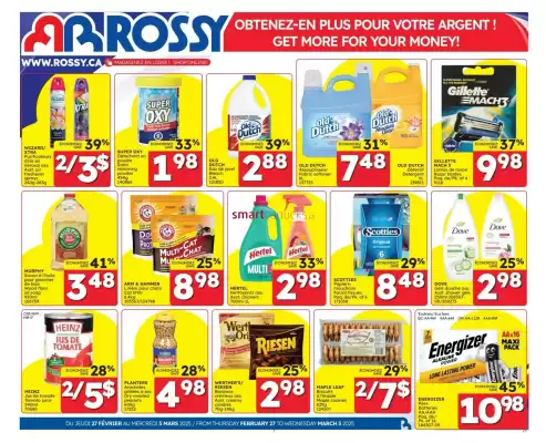 Rossy flyer (valid until 5-03)