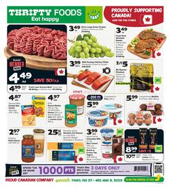 Thrifty Foods flyer week 9 Page 1