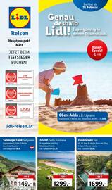 Lidl Reisen Flugblatt Seite 1