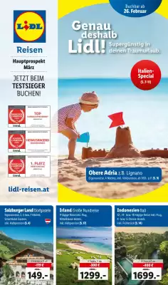 Lidl Reisen Flugblatt (gültig bis 1-04)