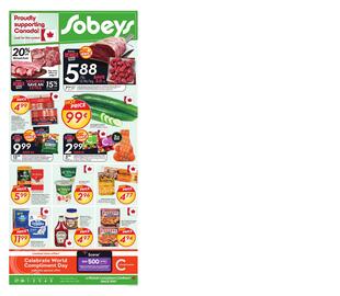 Sobeys flyer week 9 Page 1