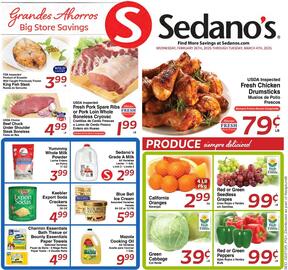 Sedano's Weekly Ad week 9 Page 1