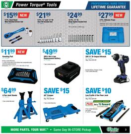 O'Reilly Auto Parts Weekly Ad Page 3