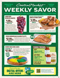 Central Market Weekly Ad week 9 Page 1