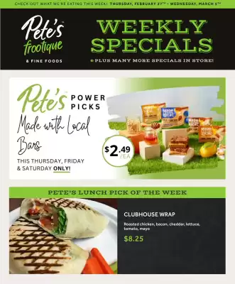 Pete's Fine Foods flyer (valid until 5-03)