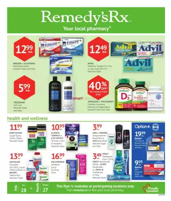 Remedy's RX flyer (valid until 5-03)