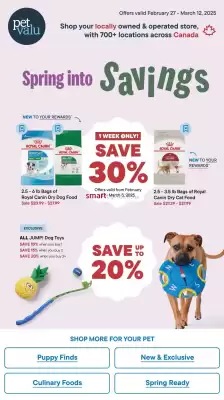 Petvalu flyer (valid until 5-03)