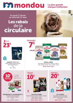 Mondou flyer (valid until 5-03)