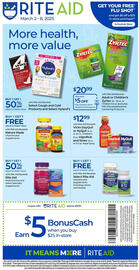 Rite Aid Weekly Ad week 10 Page 1