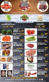 Fred's Farm Fresh flyer week 9 Page 1