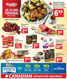 Quality Foods flyer week 9 Page 1