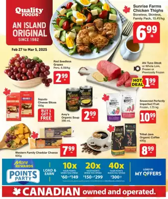 Quality Foods flyer (valid until 4-03)