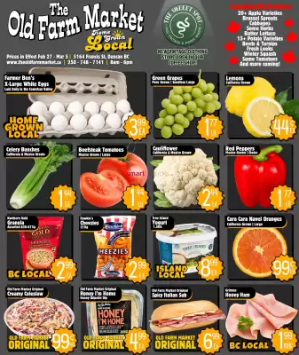 The Old Farm Market flyer (valid until 4-03)