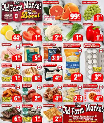 The Old Farm Market flyer (valid until 4-03)