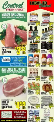 Central Fresh Market flyer (valid until 5-03)