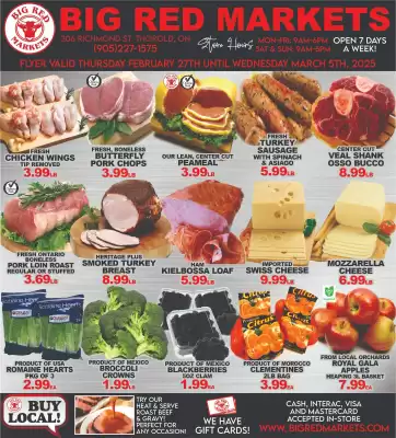 Big Red Markets flyer (valid until 5-03)