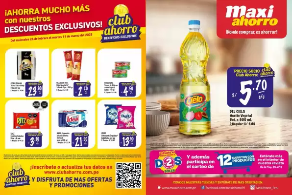 Catálogo MaxiAhorro (válido hasta 11-03)