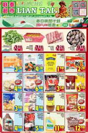 Marché Lian Tai flyer week 9 Page 1