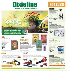 Dixieline Lumber & Home Centers Weekly Ad Page 1