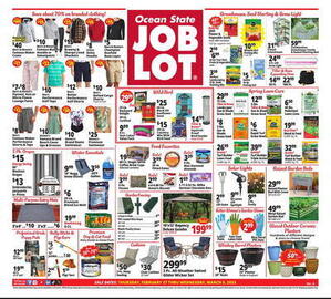 Ocean State Job Lot Weekly Ad week 9 Page 1