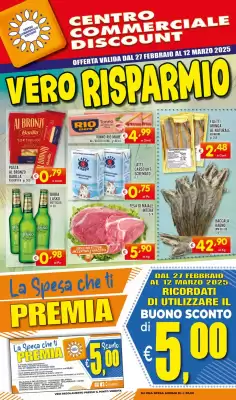 Volantino Centro Commerciale Discount (valido fino al 12-03)