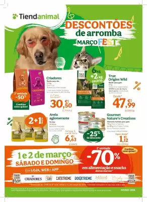 Folheto TiendAnimal (válido até 26-03)