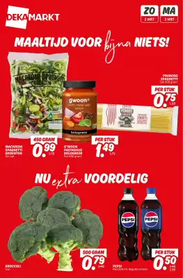 Dekamarkt folder - Nu of Nooit voordeel (geldig t/m 3-03)