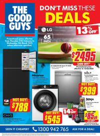 The Good Guys catalogue week 9 Page 1