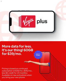 Virgin Mobile flyer Page 1