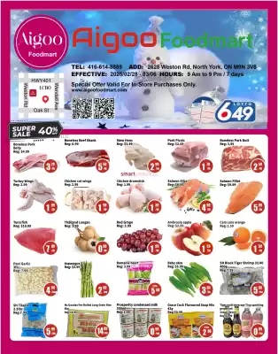 Aigoo Foodmart flyer (valid until 5-03)