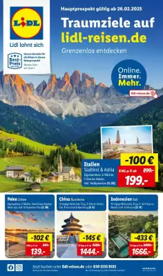 Lidl Reisen Prospekt (gültig bis 31-03)