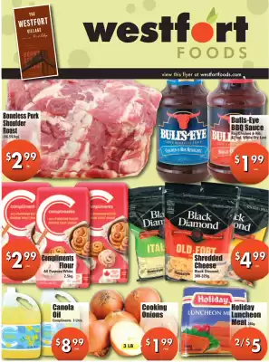 Westfort Foods flyer (valid until 5-03)