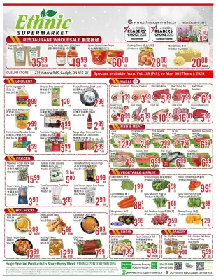 Ethnic Supermarket flyer (valid until 6-03)