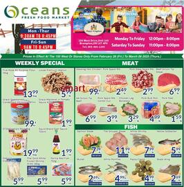 Oceans Fresh Food Market flyer week 9 Page 1