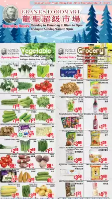 Grant's Foodmart flyer (valid until 6-03)