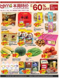 Terra Foodmart flyer week 9 Page 1