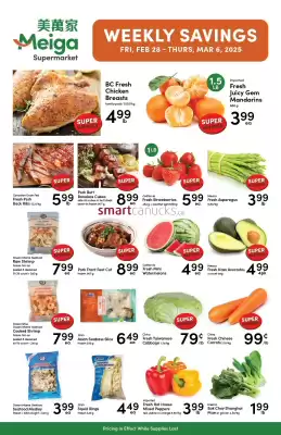 Meiga Supermarket flyer (valid until 6-03)