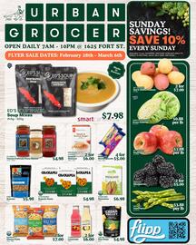 Urban Grocer flyer week 9 Page 1