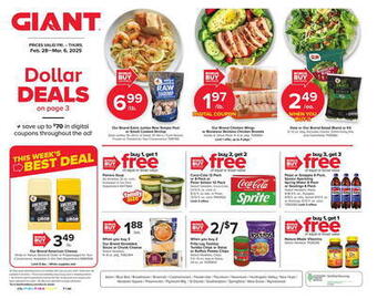 Giant Food Stores Weekly Ad week 9 Page 1