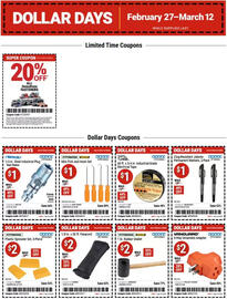 Harbor Freight Tools Weekly Ad Page 1