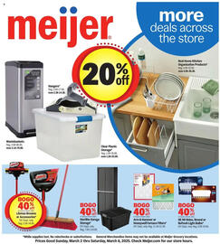 Meijer Weekly Ad week 10 Page 1