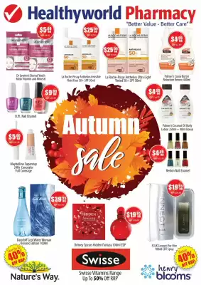 Healthy World Pharmacy catalogue (valid until 16-03)