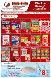 United Supermarket flyer week 9 Page 1