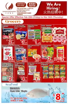 United Supermarket flyer (valid until 6-03)